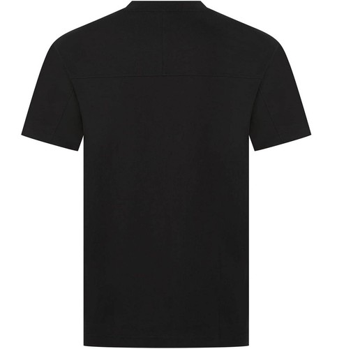 Boss Mens T-Shirt TE Nylon Contrast Front Hugo Boss Crew Neck Tee in Black - Picture 2 of 9