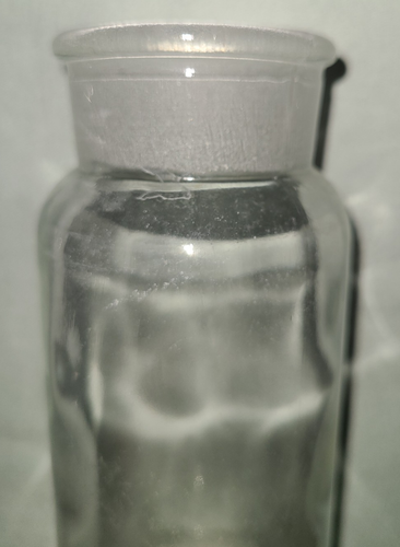 2 antike T.C. Wheaton Co. Klarglas Apothekerflaschen mit Stopfen, 6" hoch - Bild 18 von 22