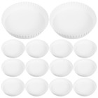 100Pcs Reusable Cup Covers Paper Cup Lids Hot Lids Drinking Paper Mug Cover