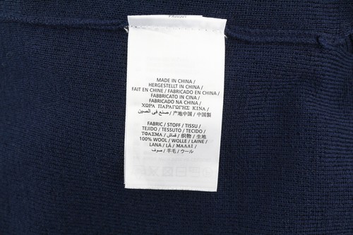 GANT V Back Fine Merino Women Jumper S Dark Blue Knitted Oversized Pullover - Picture 8 of 10