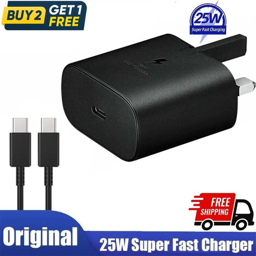 Super Fast Charger 25W For Samsung Galaxy A21 A21s A31 A41 A51 A71 5G - Picture 1 of 14