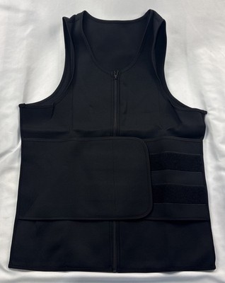 Sauna Suit Sweat Vest Neoprene Body Shaper Waist Trainer SizeL XXL. New