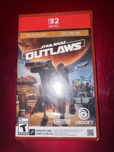 Star Wars Outlaws para Nintendo Switch 2 ~Edición Dorada~ Tarjeta Llave Juego **SELLADA** - Imagen 10 de 10