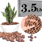 Voulosimi Clay Pebbles Hydroponic Grow Media, Organic Ceramsite, 3.5LB