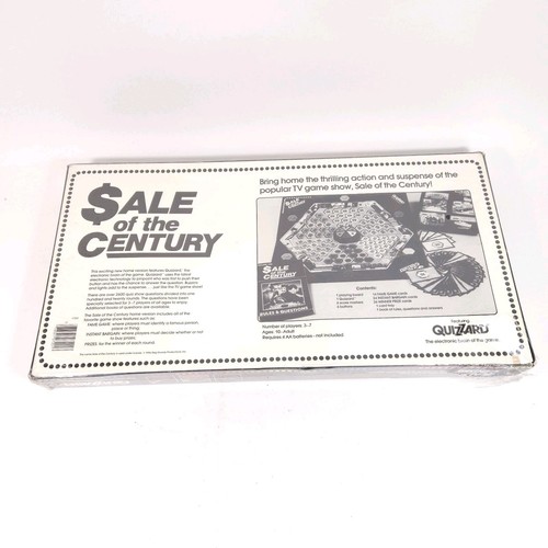 Vtg 1986 Sale Of The Century Board Game New Sealed Quizzard - Picture 4 of 5