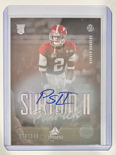 Patrick Surtain II 2021 Panini Luminance Auto # 268/349 - Picture 3 of 3