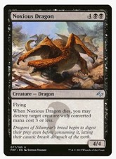 Noxious Dragon | Fate Reforged FRF | MTG Dragon Tribal | EDH Commander | NM