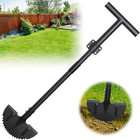 Edger Lawn Tool,  Saw-Tooth Half Moon Hand Lawn Edging Tool for Landscaping, Adj