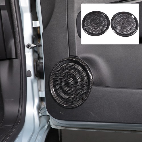 Real Carbon Fiber Door Speaker Grill Trim For Fiat 500 Abarth 595 695 2021-2023 - Bild 21 von 24