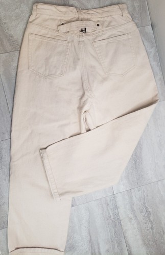 ICHI Denim Sarrouel Crop Pants 201141 Cream Natural Size 1 Japan $145 Retail - Picture 2 of 8