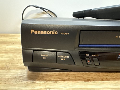 VCR Hi-Fi Panasonic Blue Line Omnivision PV-9450 4 cabezales con control remoto probado funciona - Imagen 3 de 8