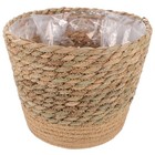  Woven Planter Basket Straw Woven Flower Basket Farmhouse Basket Flower