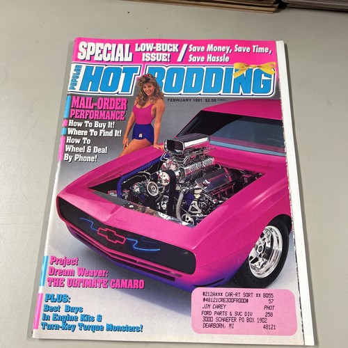 POPULAR HOT RODDING Feb/1991 /special low buck issue save money/time/hassle/F14A - Picture 1 of 6