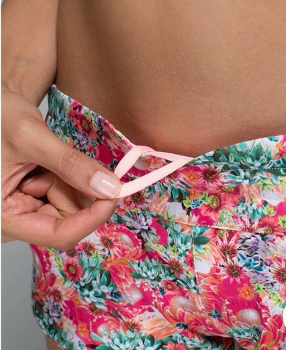 Lululemon Shanti Swim Surf Short Flowabunga Mini Multi Bleach Coral Reversible 6 - Bild 4 von 14