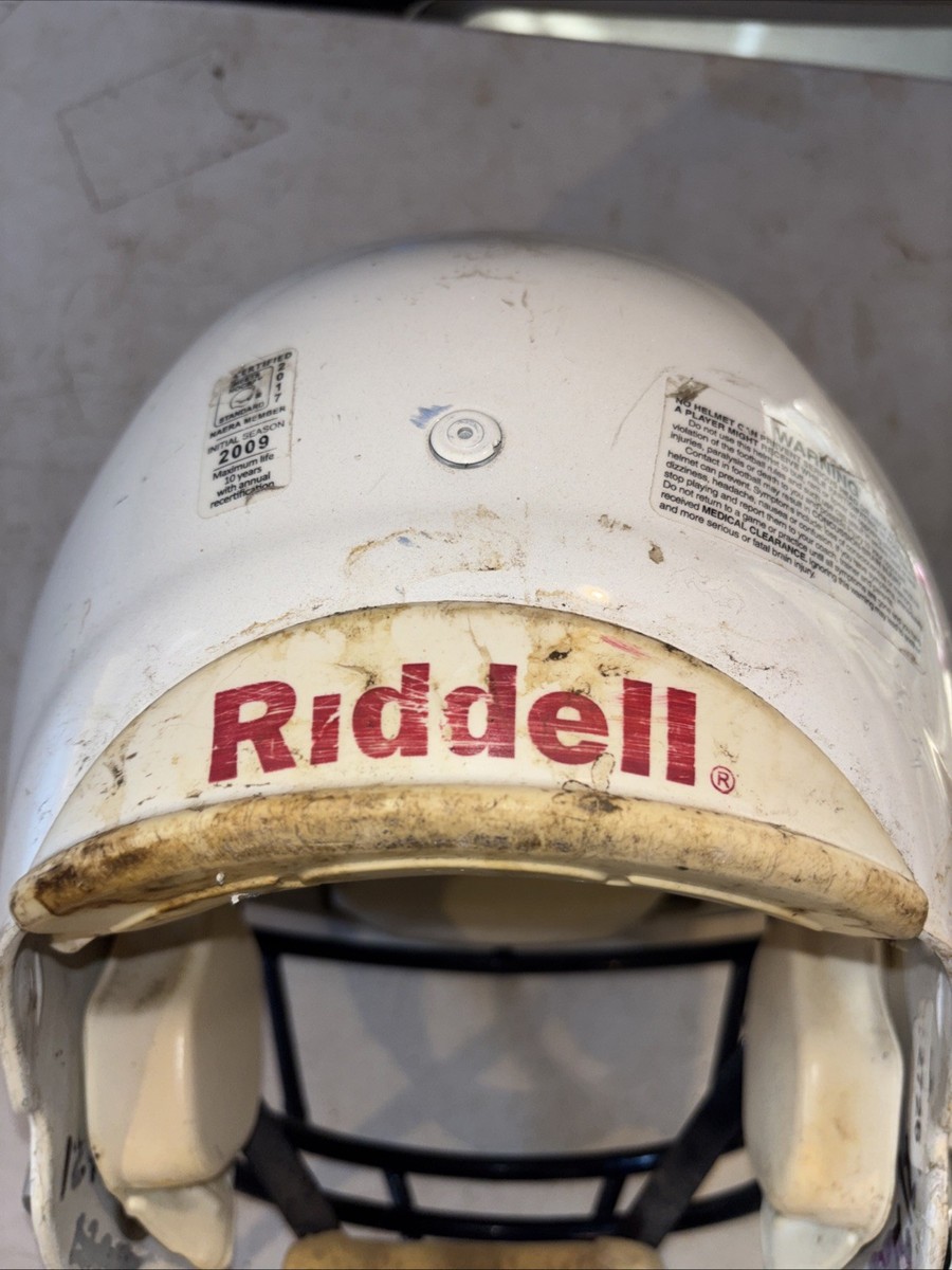 Riddell Revolution IQ Large Football Helmet (Metallic White