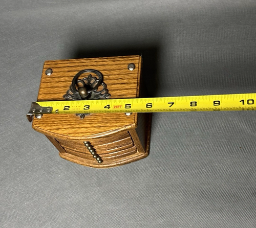 Vintage 8 Holz & Kork Untersetzer Aufbewahrung Set MCM Bargeschirr Bar Dekor Retro Dekor - Bild 3 von 12