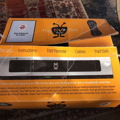 TiVo Series 2 DT  DVR, TCD649080 W/ Remote, Cables & wireless USB G Adapter - Picture 14 of 18