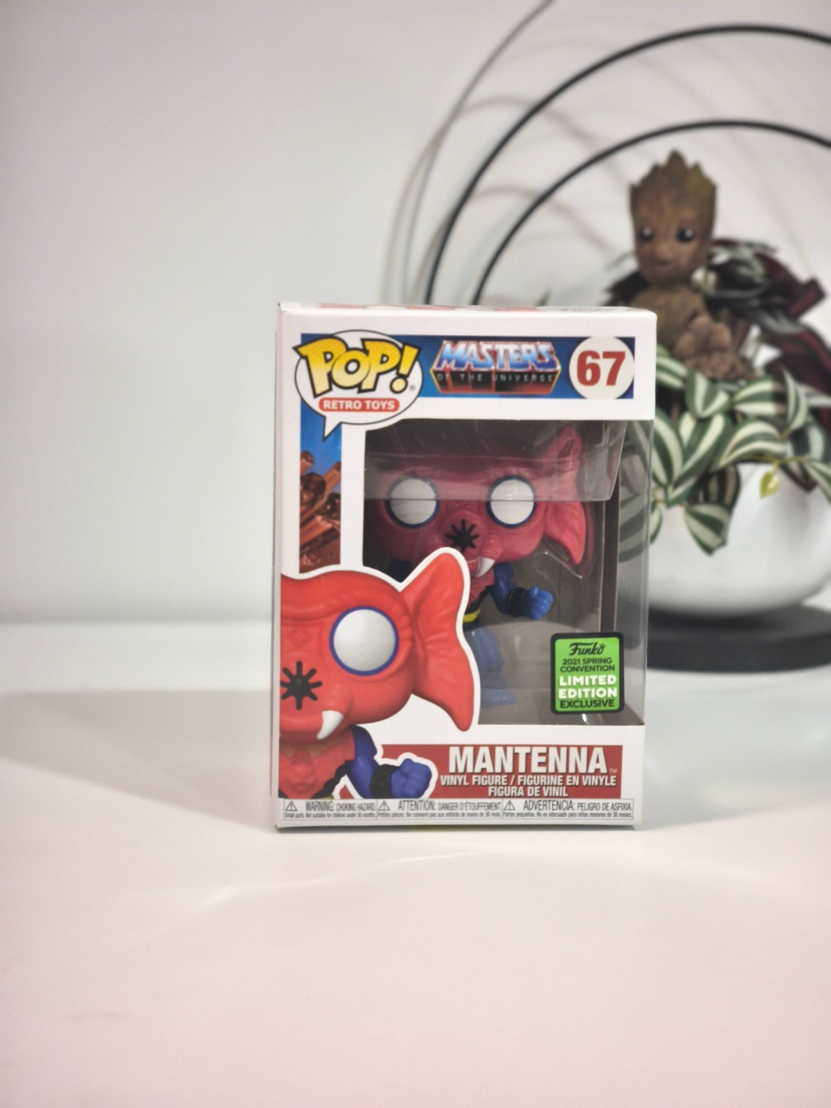 Figurine de collection Funko Pop Mantenna N°67 Masters Of The Universe multicolore