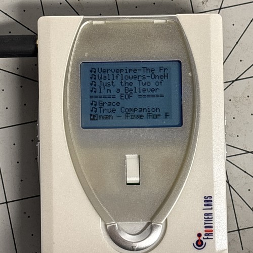Frontier Labs Nex II Mp3 Player. VERY Rare. Tested and Working. 128MB Flash card - Picture 13 of 18