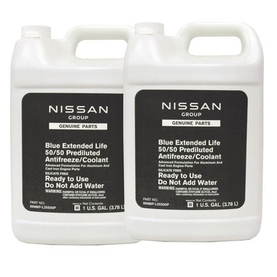 Nissan Vehicle Maintenance Blue Antifreeze Coolant 2 Gallon Long Life