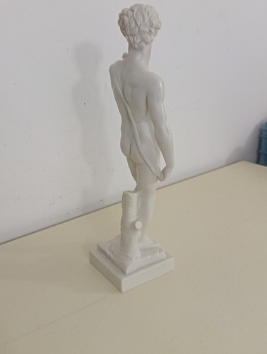 MICHELANGELO DAVID NUDE STATUE SCULPTURE FIGURINE ART ITALY RENAISSANCE 30cm+ - Picture 4 of 8