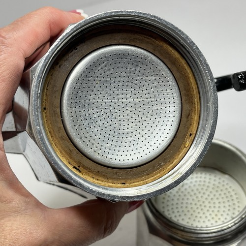 Vintage Pezz Etti Express Italian 2 Cup Stove Top Coffee Espresso Maker Italy - Picture 8 of 8
