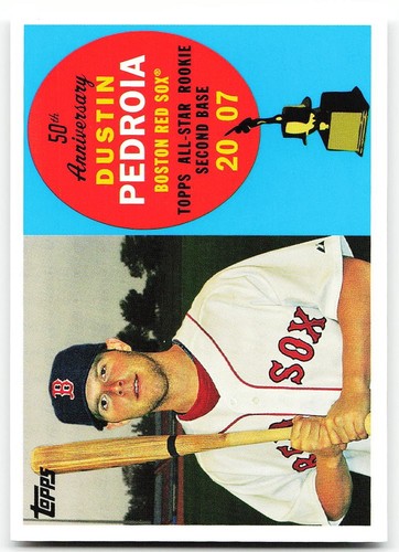 🔥 2008 Topps #AR78 Dustin Pedroia All-Rookie Team 50ème anniversaire