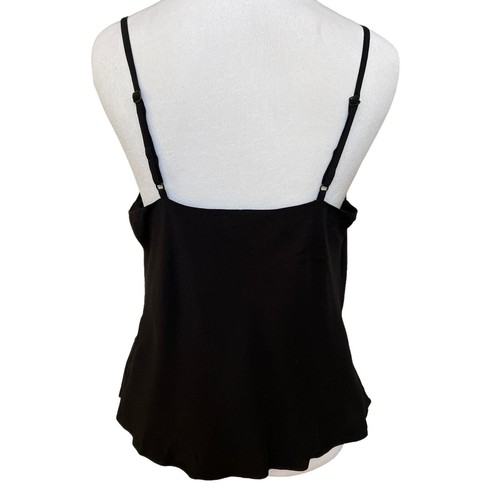 Pure Navy schwarzes Trägertop Größe 10 neu ohne Etikett - Bild 2 von 7