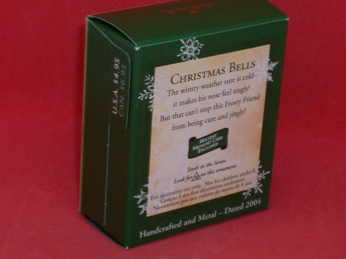 Hallmark 2004 Campanas de Navidad 10th - Escarchado - Miniatura - Nuevo en caja - Imagen 4 de 8