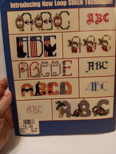 3 - Cross Stitch Alphabet Booklets Leisure Arts & American School of Needlework - Picture 9 of 15