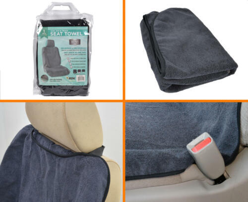 2-Pack Towel Car Seat Cover - Waterproof Front Seat Cover with Black Trim - Picture 7 of 8