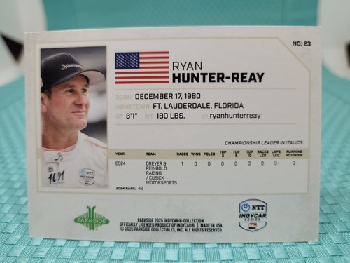 2025 Parkside Indycar NTT Base Singles (Pick Your Card) - Picture 135 of 201