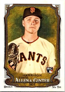 2024 Topps Allen & Ginter #72 Kyle Harrison (RC) 3M