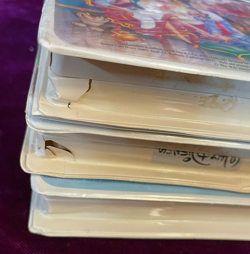 RARE LOT 3 DISNEY MASTERPIECE CLAMSHELL VHS TAPES MULAN CINDERELLA THE LION KING - Picture 5 of 6