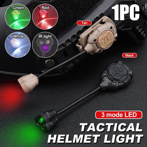 WADSN Mpls FAST MICH Helmet Head Light Red/Green+White+IR Lamp Personal Lighting