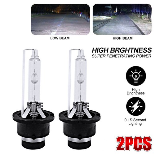 2x Front HID Headlight Xenon Bulb 35W 6000K D4S For Toyota Estima Import 06-14 - Picture 3 of 9
