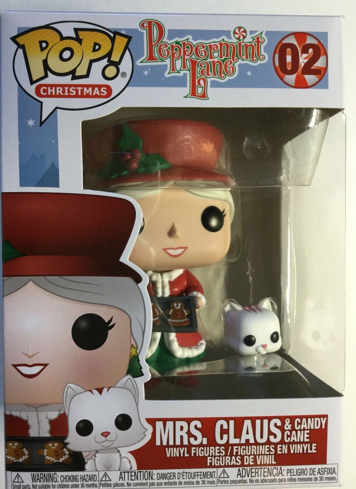 Funko Pop! Merry Christmas Natal Mrs. Claus & Candy Cane 02 Original - Moça  do Pop - Funko Pop é aqui!