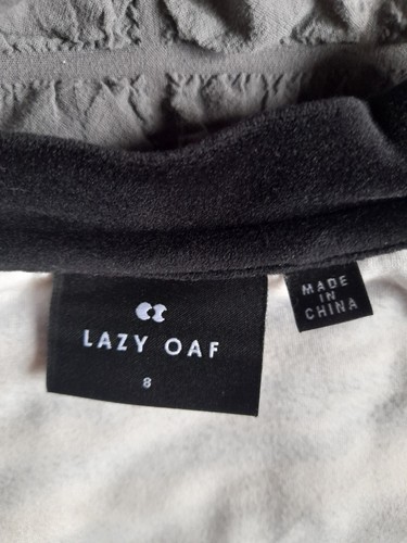 Lazy Oaf Size 8 Tiger Print Soft Plush T-Shirt - Picture 15 of 21