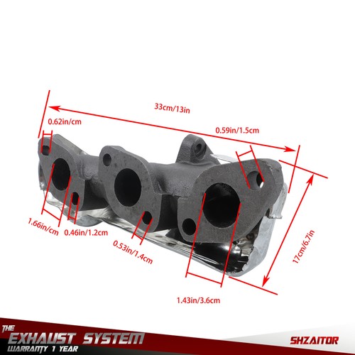 Passenger Exhaust Manifold & Gasket 674-598 For 1999-2004 Nissan Frontier Xterra - Picture 4 of 12