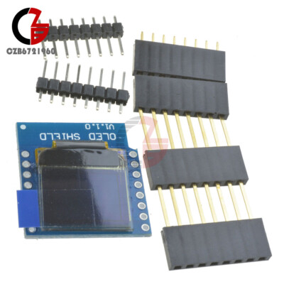 5pcs Wemos D1 Mini 0.66'' OLED SSD1306 64x48 Shield for ESP8266 Arduino NodeMcu