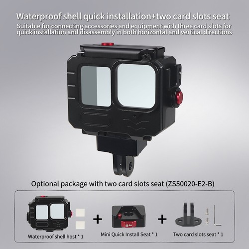 80M Waterproof Underwater Protect Dive Case Cover for GoPro Hero 13 12 11 10 9 - Picture 12 of 12