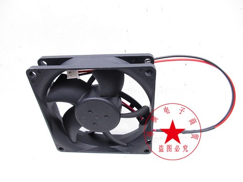 Delta AUB0812HD 12V 8020 0.18A 8CM 2-wire cooling fan - Picture 3 of 4