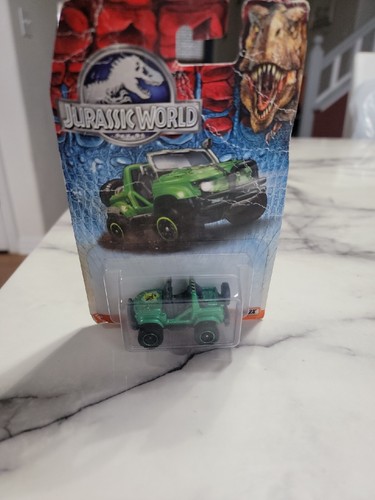 MATCHBOX JURASSIC WORLD CLIFF HANGER JEEP DIE-CAST - Bild 3 von 4