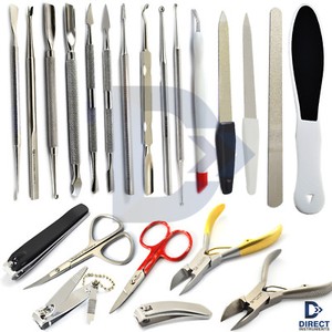 Manicure-Pedicure-Tools-Kits-Cuticle-Pusher-Nipper-Cutter-Cleaner-Nail-Grooming