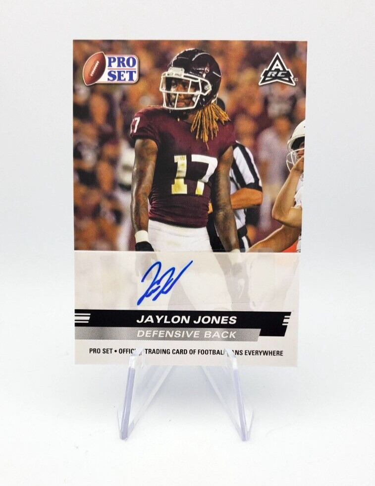 2022 Leaf Pro Set Draft Auto Jaylon Jones #PSA-JJ1