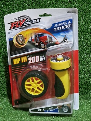 Neu Jakks Pacific Fliegenräder Achse Straßengriff Rip Pull Spielzeug Rennen Springen Schreien