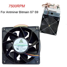 7500RPM Cooling Fan Replacement 4-pin Connector For Antminer Bitmain S7 S9 ㄒ