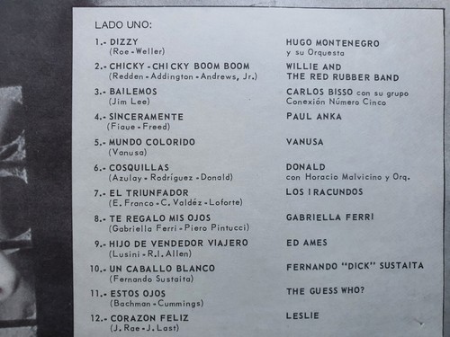 V/A SYLVIE VARTAN THE GUESS WHO SANDIE SHAW 1969 NON-STOP COMP RARE CHILEAN PRS! - Picture 6 of 23
