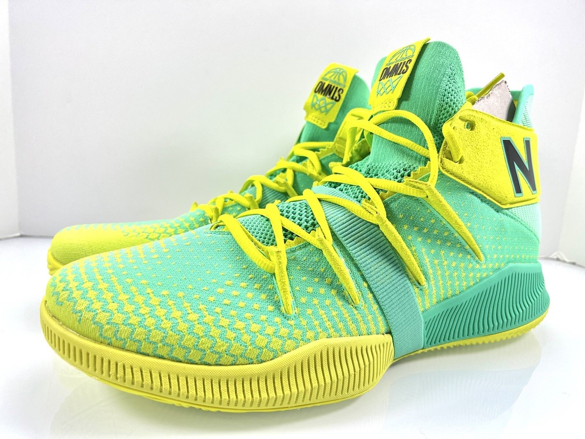 NEW BALANCE OMN1S KAWHI LIGHTS ON NEON EMERALD SULPHUR YELLOW