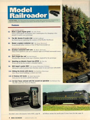 Model Railroader Magazine 2001 November - Picture 2 of 2